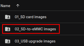 SD-to-eMMC images folder
