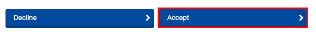 Accept terms button